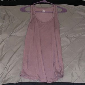 purple tank top